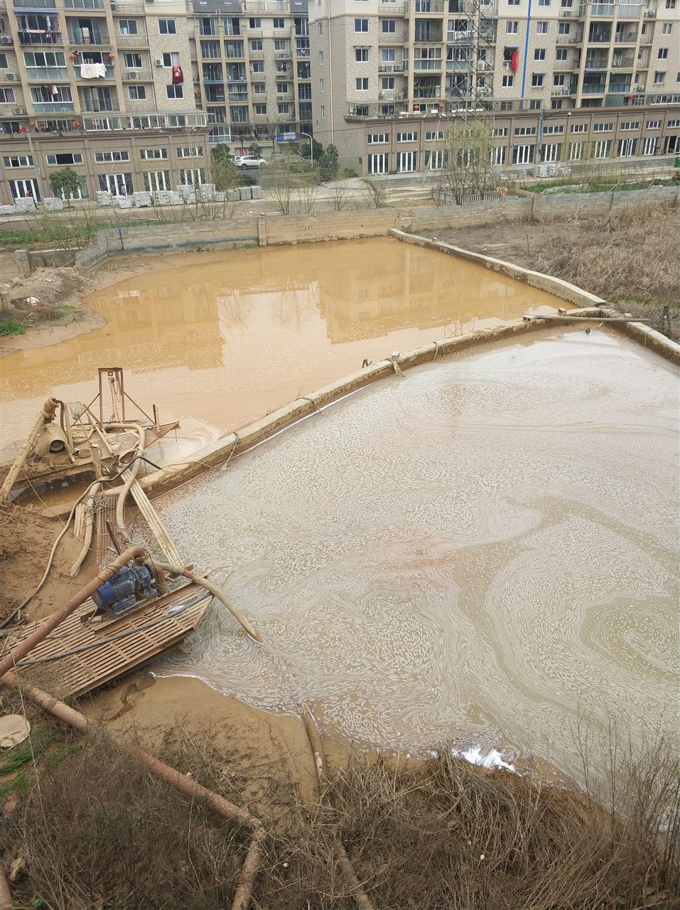 开平沉淀池淤泥清理-厂区废水池淤泥清淤
