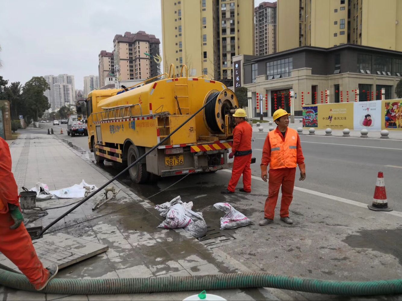 开平排污管道清淤-管道清洗
